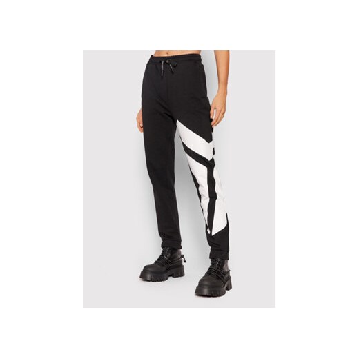 John Richmond Spodnie dresowe Tutilk UWA21014PA Czarny Relaxed Fit John Richmond XL okazyjna cena MODIVO