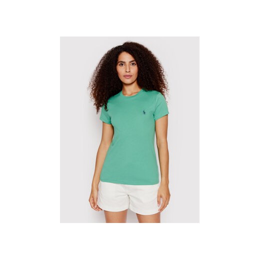 Polo Ralph Lauren T-Shirt 211847073021 Zielony Regular Fit Polo Ralph Lauren XS promocyjna cena MODIVO