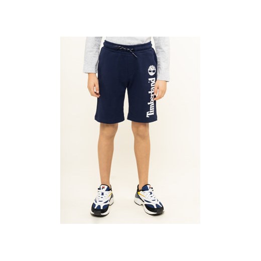 Timberland Szorty materiałowe T24P04 Granatowy Regular Fit Timberland 8Y MODIVO okazja