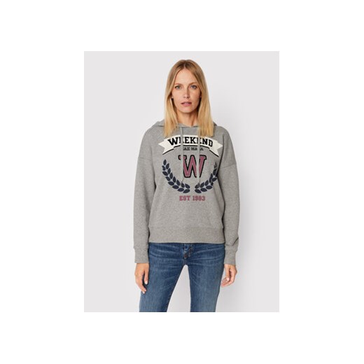 Weekend Max Mara Bluza Rabat 59260229 Szary Regular Fit XXL wyprzedaż MODIVO