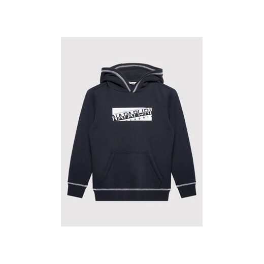 Napapijri Bluza K Bob H NP0A4FOY S Granatowy Regular Fit Napapijri 10Y promocyjna cena MODIVO