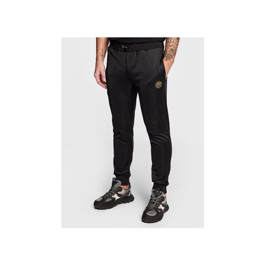Plein Sport Spodnie dresowe MJT2090 Czarny Loose Fit Plein Sport L MODIVO okazja