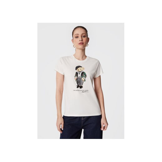Polo Ralph Lauren T-Shirt 211882288001 Biały Regular Fit Polo Ralph Lauren S wyprzedaż MODIVO