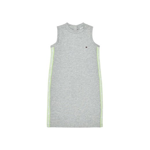 Tommy Hilfiger Sukienka codzienna Tape KG0KG05828 M Szary Regular Fit Tommy Hilfiger 3Y MODIVO promocja