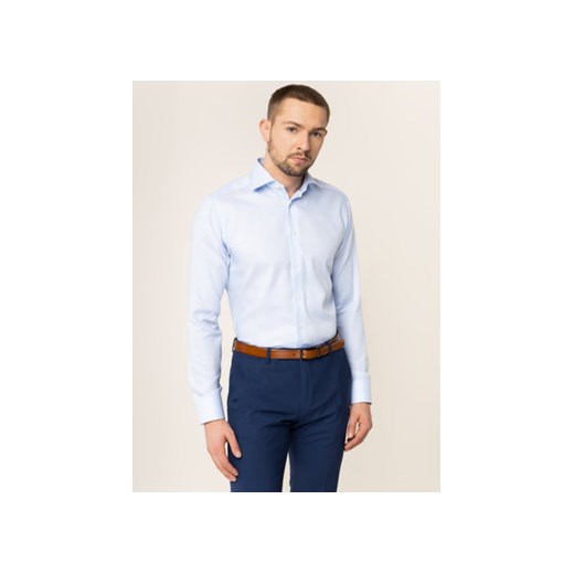 Eton Koszula 100000084 Niebieski Slim Fit Eton 43 MODIVO promocyjna cena