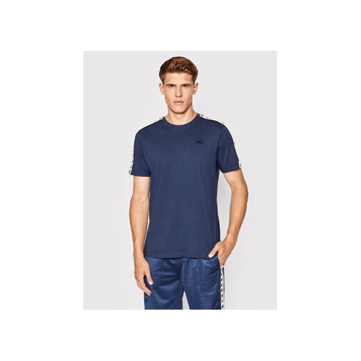 Kappa T-Shirt 311022 Granatowy Regular Fit ze sklepu MODIVO w kategorii T-shirty męskie - zdjęcie 152591472