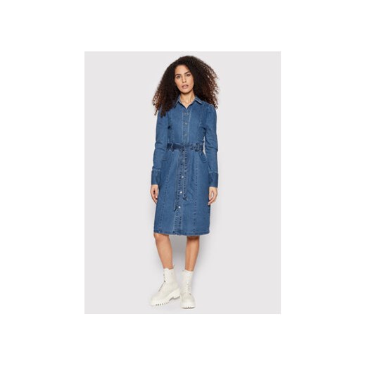 Vero Moda Sukienka jeansowa Ruby 10258184 Niebieski Regular Fit Vero Moda XS wyprzedaż MODIVO