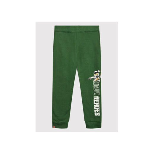 LEGO Wear Spodnie dresowe 12010236 Zielony Regular Fit Lego Wear 116 wyprzedaż MODIVO