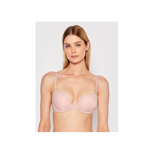Calvin Klein Underwear Biustonosz push-up 000QF6345E Różowy Calvin Klein Underwear 32C promocja MODIVO