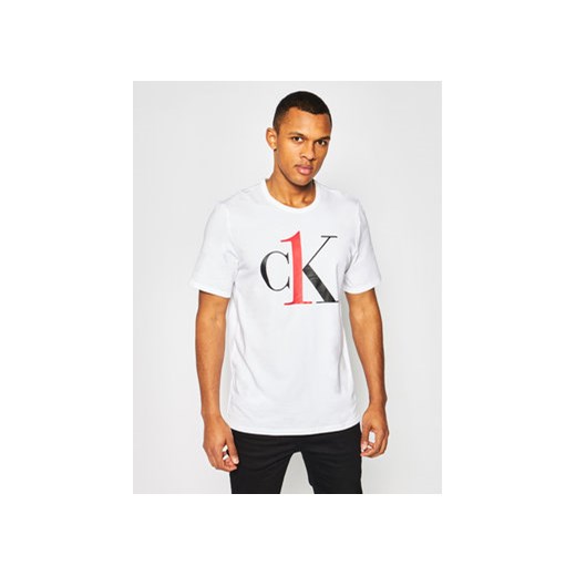 Calvin Klein Underwear T-Shirt Lounge 000NM1903E Biały Regular Fit Calvin Klein Underwear S okazja MODIVO