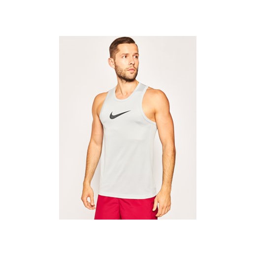 Nike Koszulka techniczna Dri-Fit Crossover BV9387 Szary Regular Fit Nike S promocja MODIVO