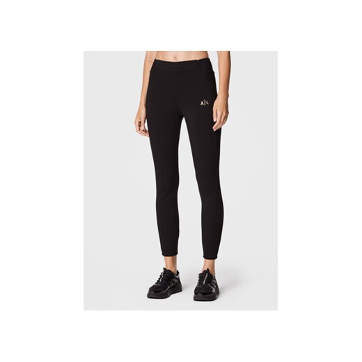 Armani Exchange Legginsy 6LYP84 YJ4WZ 1200 Czarny Slim Fit Armani Exchange XL promocja MODIVO