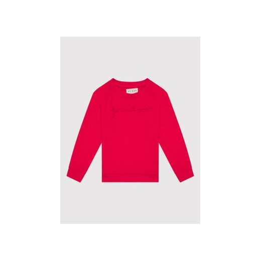 Guess Bluza H1BT02 KAOR1 Różowy Regular Fit Guess 6X_7Y okazyjna cena MODIVO