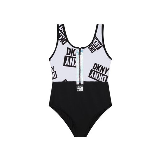 DKNY Strój kąpielowy D37114 S Czarny 8Y MODIVO