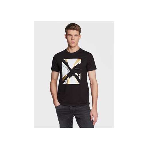 Armani Exchange T-Shirt 3RZTHQ ZJBYZ 1200 Czarny Slim Fit Armani Exchange XXL MODIVO