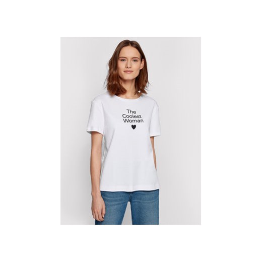 Boss T-Shirt Eromance_Vd 50452527 Biały Regular Fit XL MODIVO