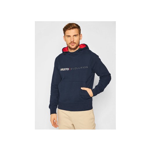 Musto Bluza Evo Logo 82043 Granatowy Regular Fit Musto S MODIVO