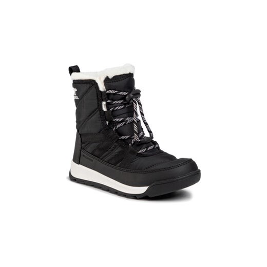 Sorel Śniegowce Youth Whitney II Short Lace NY3902 Czarny Sorel 33 okazyjna cena MODIVO