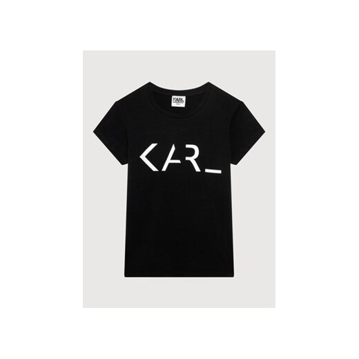 KARL LAGERFELD T-Shirt Z15320 S Czarny Regular Fit Karl Lagerfeld 8Y okazja MODIVO