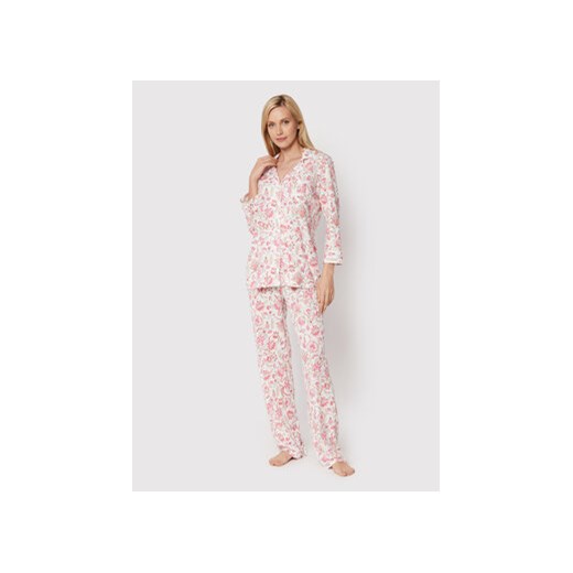 Lauren Ralph Lauren Piżama ILN92187 Kolorowy Regular Fit XS promocja MODIVO