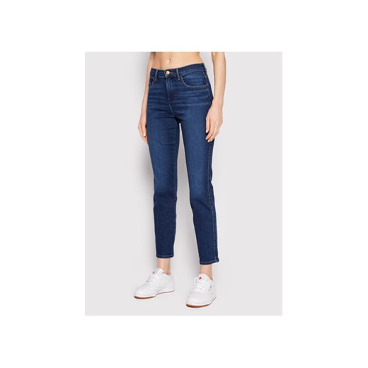 Wrangler Jeansy W26LZM23Z Granatowy Slim Fit ze sklepu MODIVO w kategorii Jeansy damskie - zdjęcie 152635414