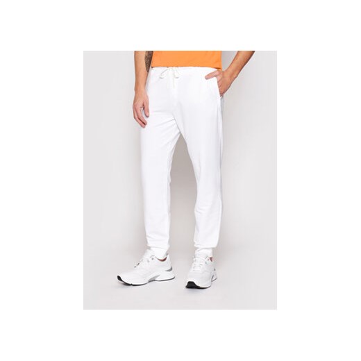 Guess Spodnie dresowe Adam M1RB37 K6ZS1 Biały Slim Fit Guess L wyprzedaż MODIVO