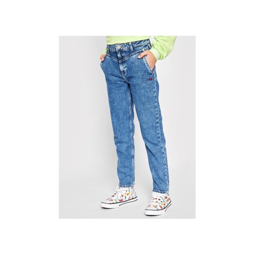 Tommy Hilfiger Jeansy KG0KG05799 D Granatowy Tapered Fit Tommy Hilfiger 8Y promocja MODIVO