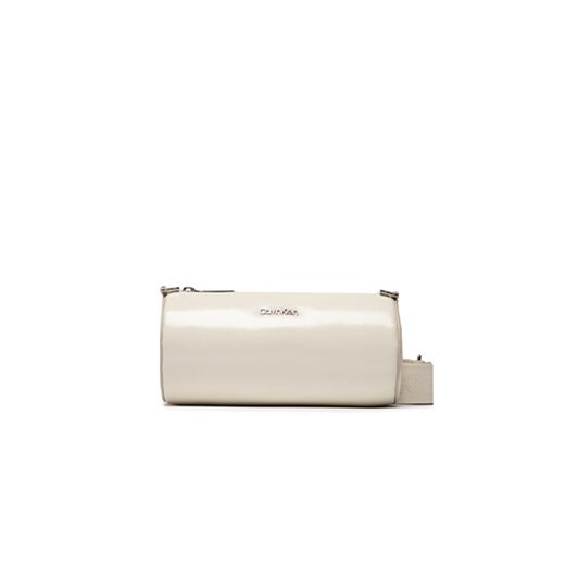 Calvin Klein Torebka Ck Must Cylinder Crossbody Saff K60K609890 Beżowy Calvin Klein uniwersalny wyprzedaż MODIVO