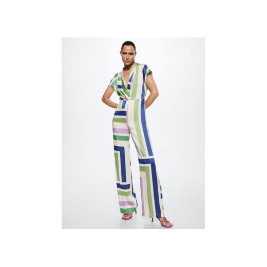 Mango Kombinezon Cris 37042884 Kolorowy Regular Fit Mango XXS wyprzedaż MODIVO