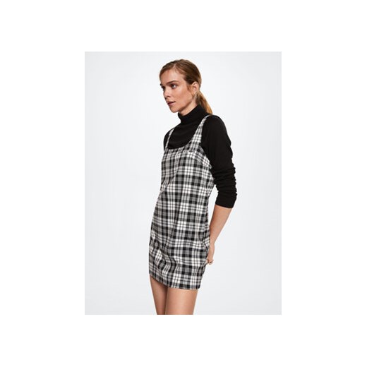 Mango Sukienka codzienna Grunge 37065131 Czarny Regular Fit Mango XL okazja MODIVO