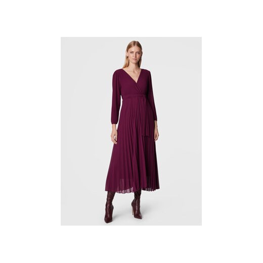Kontatto Sukienka wieczorowa GX407 Fioletowy Regular Fit Kontatto XS MODIVO
