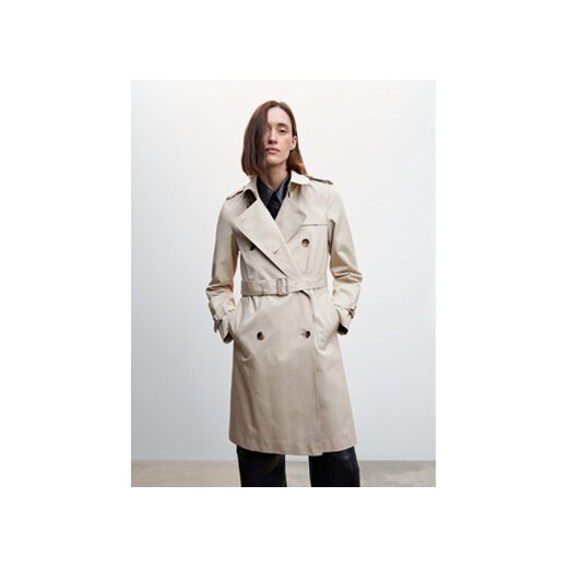 Mango Trencz Polana 47984003 Beżowy Regular Fit Mango L MODIVO