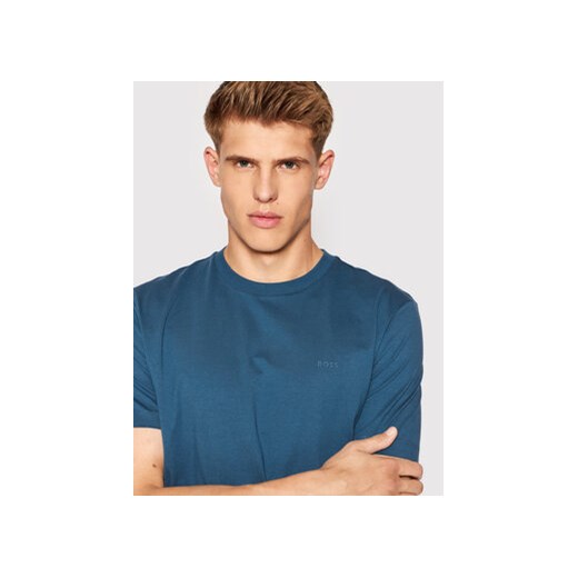 Boss T-Shirt Thompson 01 50468347 Niebieski Regular Fit M MODIVO okazyjna cena