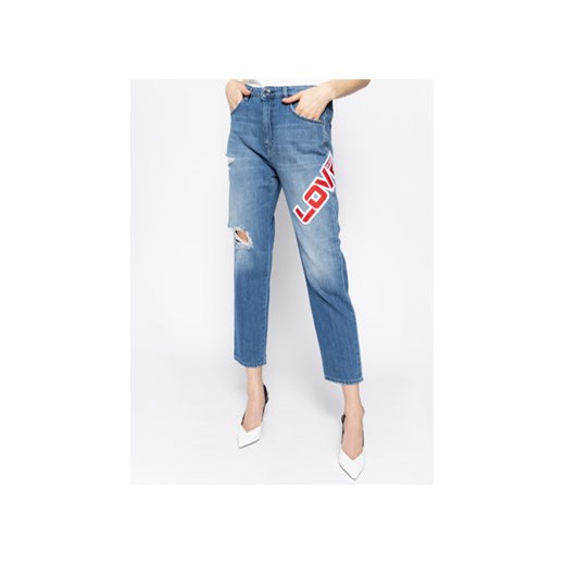 LOVE MOSCHINO Jeansy Regular Fit WQ38139T 9349 Niebieski Regular Fit Love Moschino 29 MODIVO