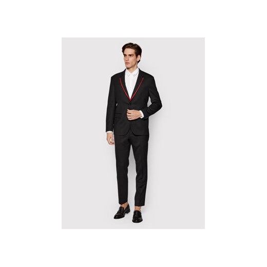 Hugo Garnitur Jack/Gettlin 50466645 Czarny Relaxed Fit 48 MODIVO promocja