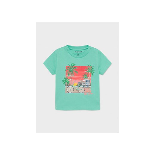 Mayoral T-Shirt 1013 Zielony Regular Fit Mayoral 12M okazyjna cena MODIVO