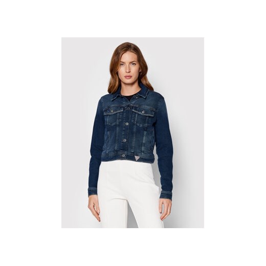 Guess Kurtka jeansowa W2YN25 D4PB9 Niebieski Regular Fit Guess S MODIVO