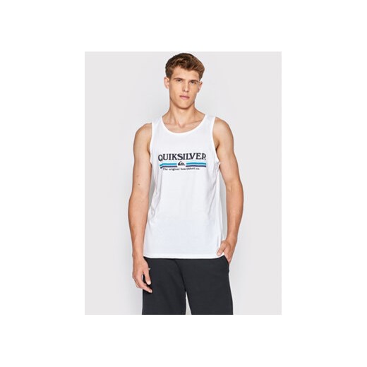Quiksilver Tank top Lined Up EQYZT06674 Biały Regular Fit Quiksilver S MODIVO