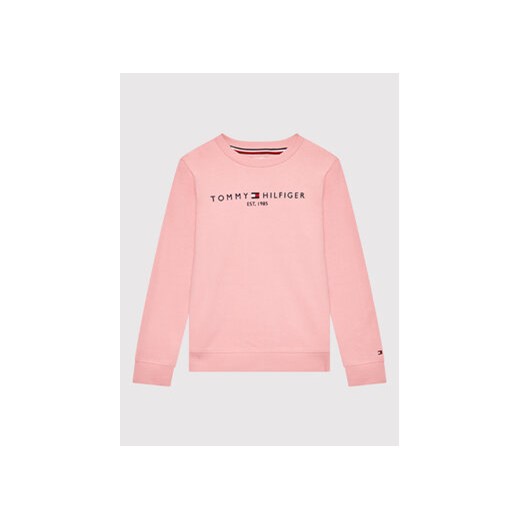 Tommy Hilfiger Bluza Essential KS0KS00204 D Różowy Regular Fit Tommy Hilfiger 16Y promocyjna cena MODIVO