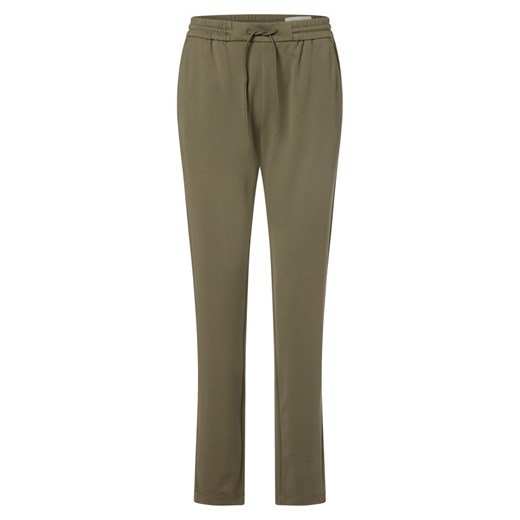s.Oliver Damskie spodnie dresowe Kobiety Sztuczne włókno khaki jednolity ze sklepu vangraaf w kategorii Spodnie damskie - zdjęcie 152696374