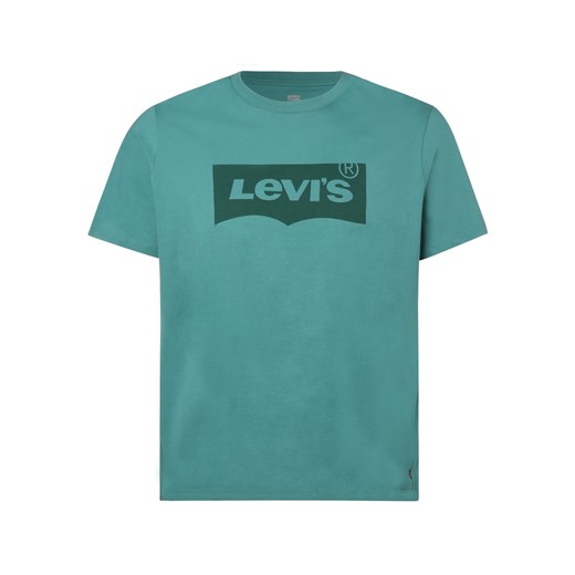 Levi's T-shirt – duże rozmiary Mężczyźni Bawełna petrol nadruk 5XL vangraaf