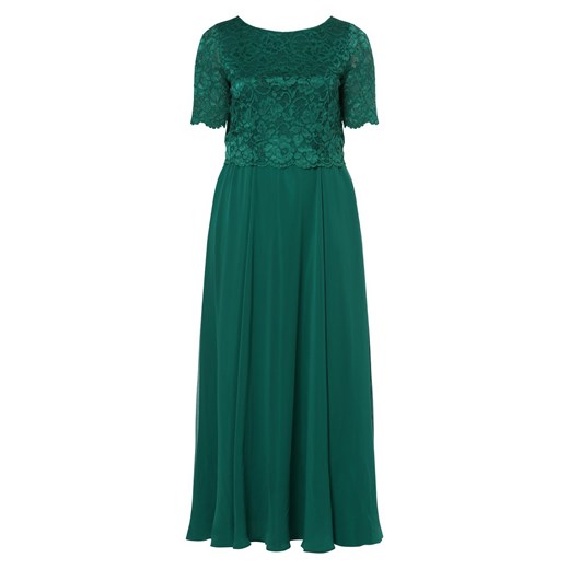 Sukienka Vera Mont z szyfonu zielona 