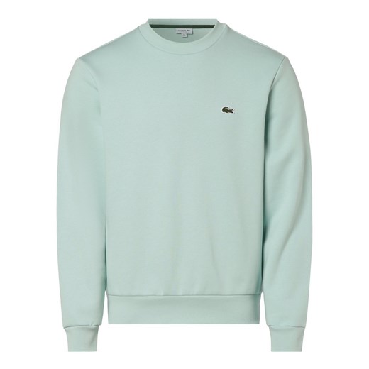 Lacoste Męska bluza nierozpinana Mężczyźni Materiał dresowy miętowy jednolity Lacoste 3 vangraaf