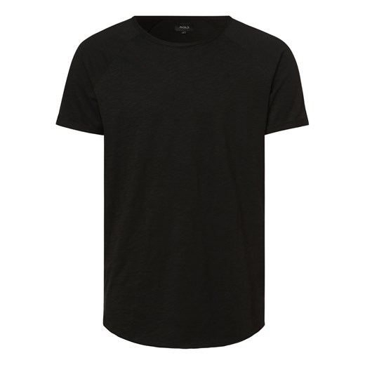 Aygill's T-shirt męski Mężczyźni Dżersej czarny jednolity ze sklepu vangraaf w kategorii T-shirty męskie - zdjęcie 152697430