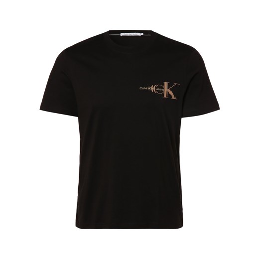 Calvin Klein Jeans T-shirt – duże rozmiary Mężczyźni Bawełna czarny nadruk XXXXL vangraaf
