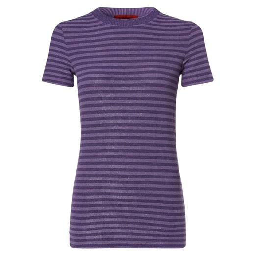 MAX&Co. T-shirt damski Kobiety Sztuczne włókno lila w paski ze sklepu vangraaf w kategorii Bluzki damskie - zdjęcie 152699320