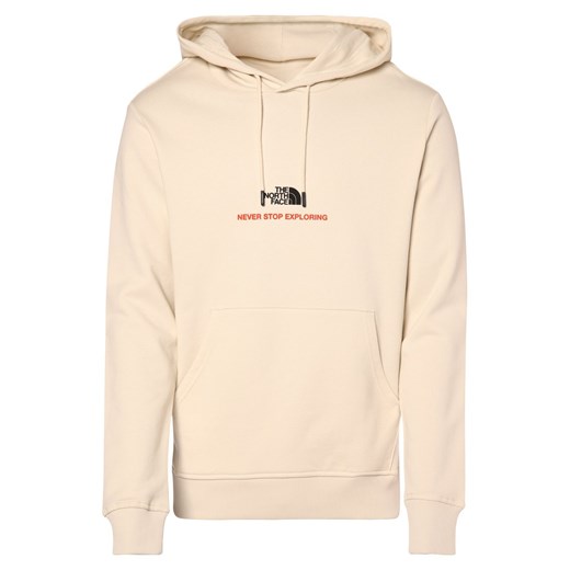 The North Face Męska bluza z kapturem Mężczyźni Bawełna piaskowy nadruk The North Face XXL vangraaf