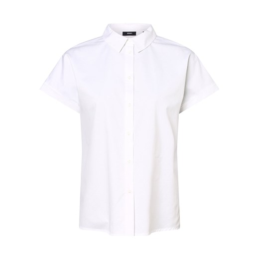 JOOP! Bluzka damska Kobiety Bawełna biały jednolity ze sklepu vangraaf w kategorii Koszule damskie - zdjęcie 152699882
