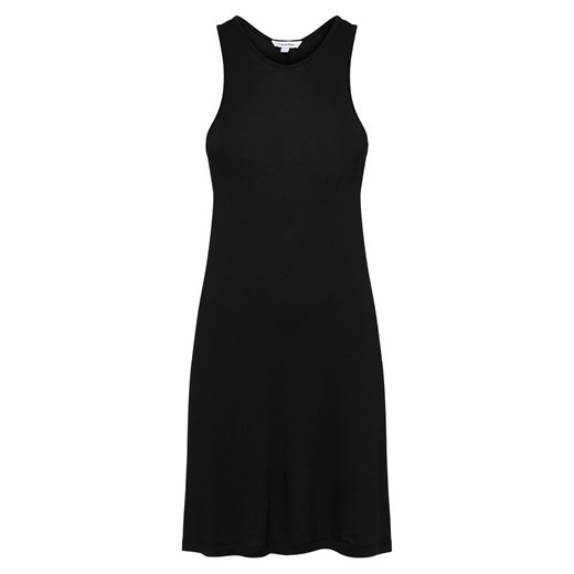 Calvin Klein Sukienka damska Kobiety Dżersej czarny jednolity ze sklepu vangraaf w kategorii Sukienki - zdjęcie 152700321