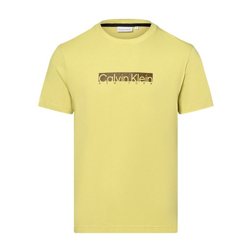 Calvin Klein T-shirt męski Mężczyźni Bawełna cytrynowy nadruk Calvin Klein S vangraaf